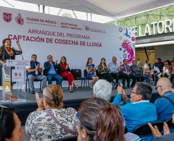 Clara Brugada impulsa captación de agua pluvial en mercados públicos para reducir dependencia del Cutzamala