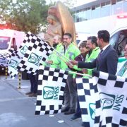 Estrategia de fortalecimiento médico en Edomex: Gobernadora Delfina Gómez y Zoé Robledo entregan nuevas ambulancias