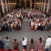 Sheinbaum propone destinar recursos de armas a justicia y educación en Conferencia Mundial de Mujeres Parlamentarias