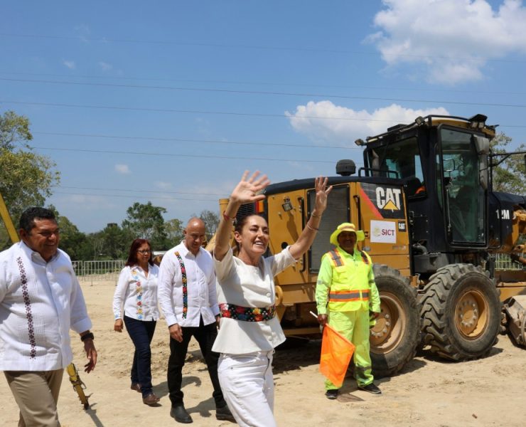 Sheinbaum impulsa conectividad y desarrollo con ampliación de la carretera Macuspana-Escárcega