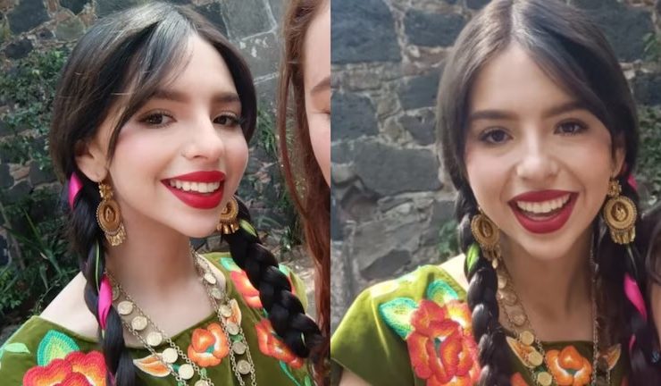 Ángela Aguilar causa polémica al visitar casa de el Indio Fernández con trenzas