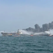 choque en el mar del Norte