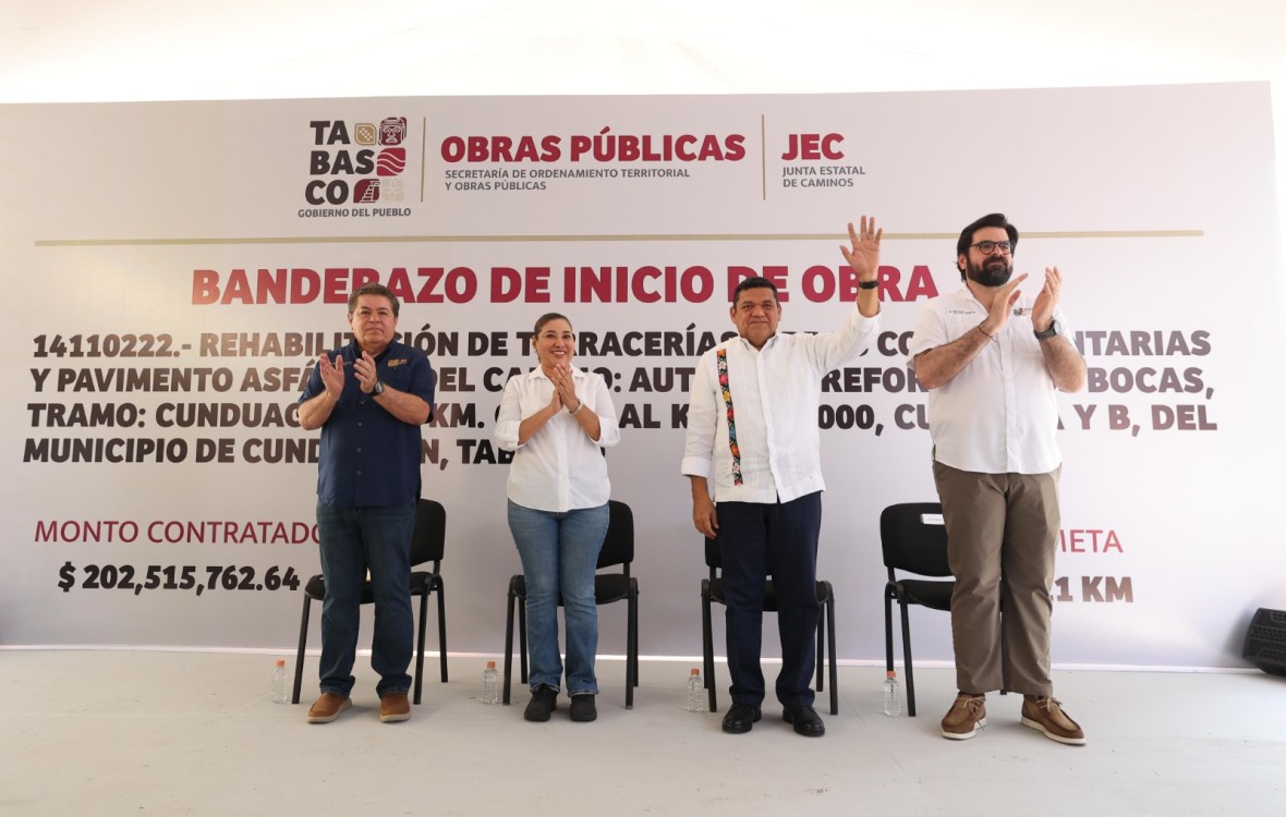 segunda etapa de rehabilitación de la vía corta Reforma-Dos Bocas