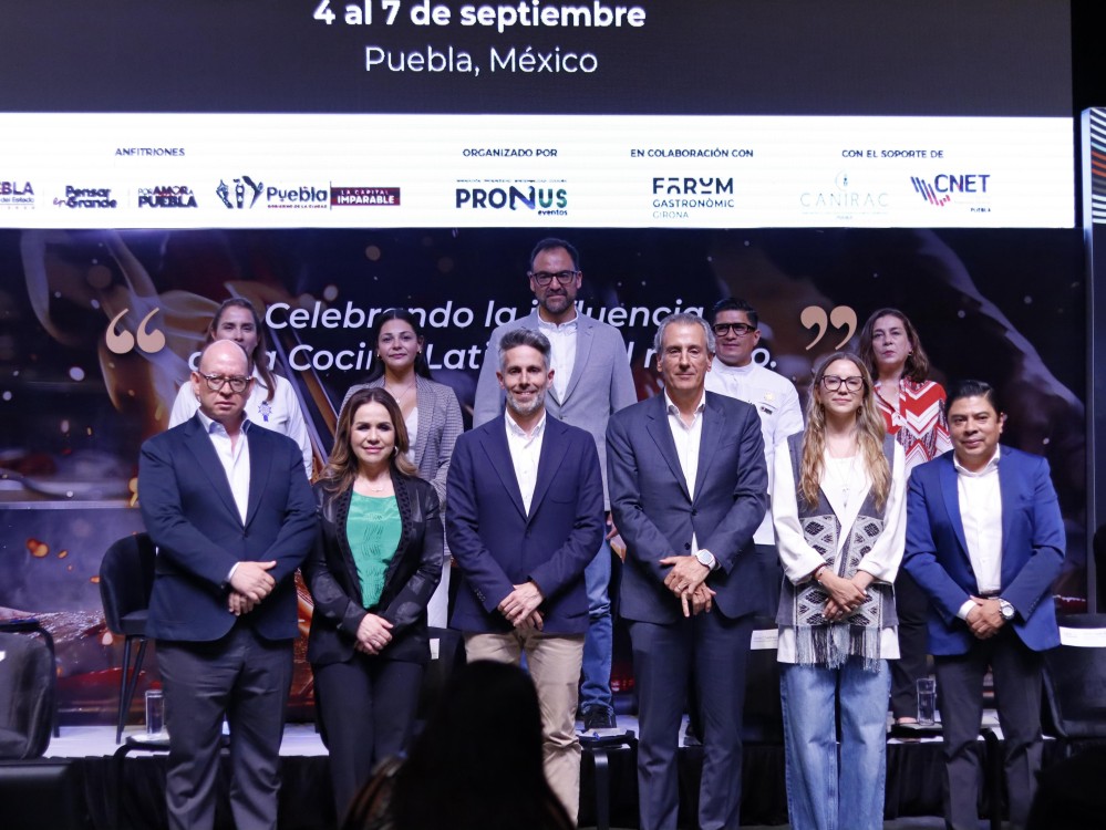 "Latino Gastronomic 2025: Congreso Mundial de Cocina Latina llega a Puebla con más de 30 chefs"