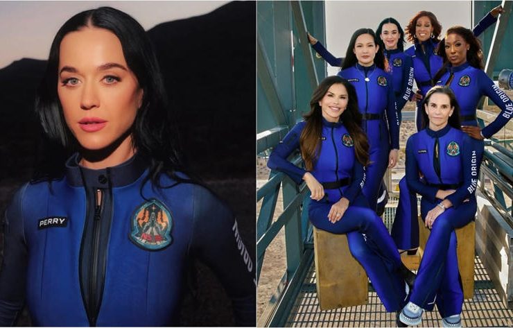 ¡La misión de Katy Perry fue un éxito! Está de vuelta en La Tierra