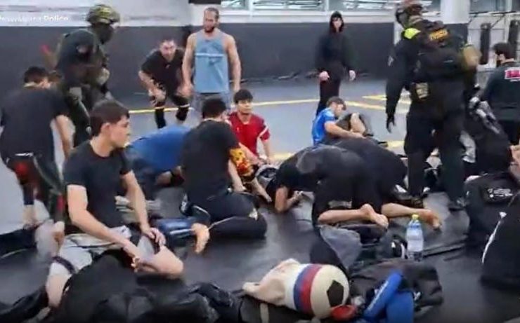 Rusia realiza redada en gimnasio: lo que pasó dentro te dejará sin palabras