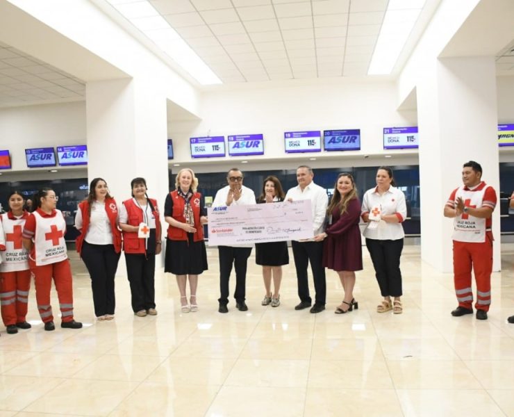 ASUR se solidariza con la Colecta Anual 2025 Cruz Roja Mexicana Delegación Yucatán