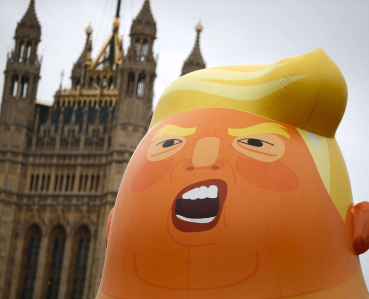 El Reino Unido hace protesta masiva: Impactante reacción contra Trump