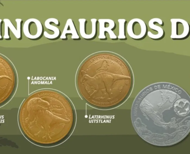 ¡Descubre las monedas especiales de dinosaurio que están causando furor en México!