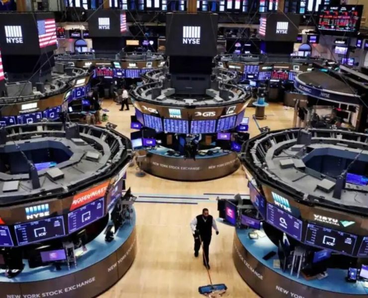 Fuerte caída en Wall Street