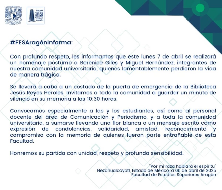 Homenaje en la FES Aragón a los dos fotógrafos