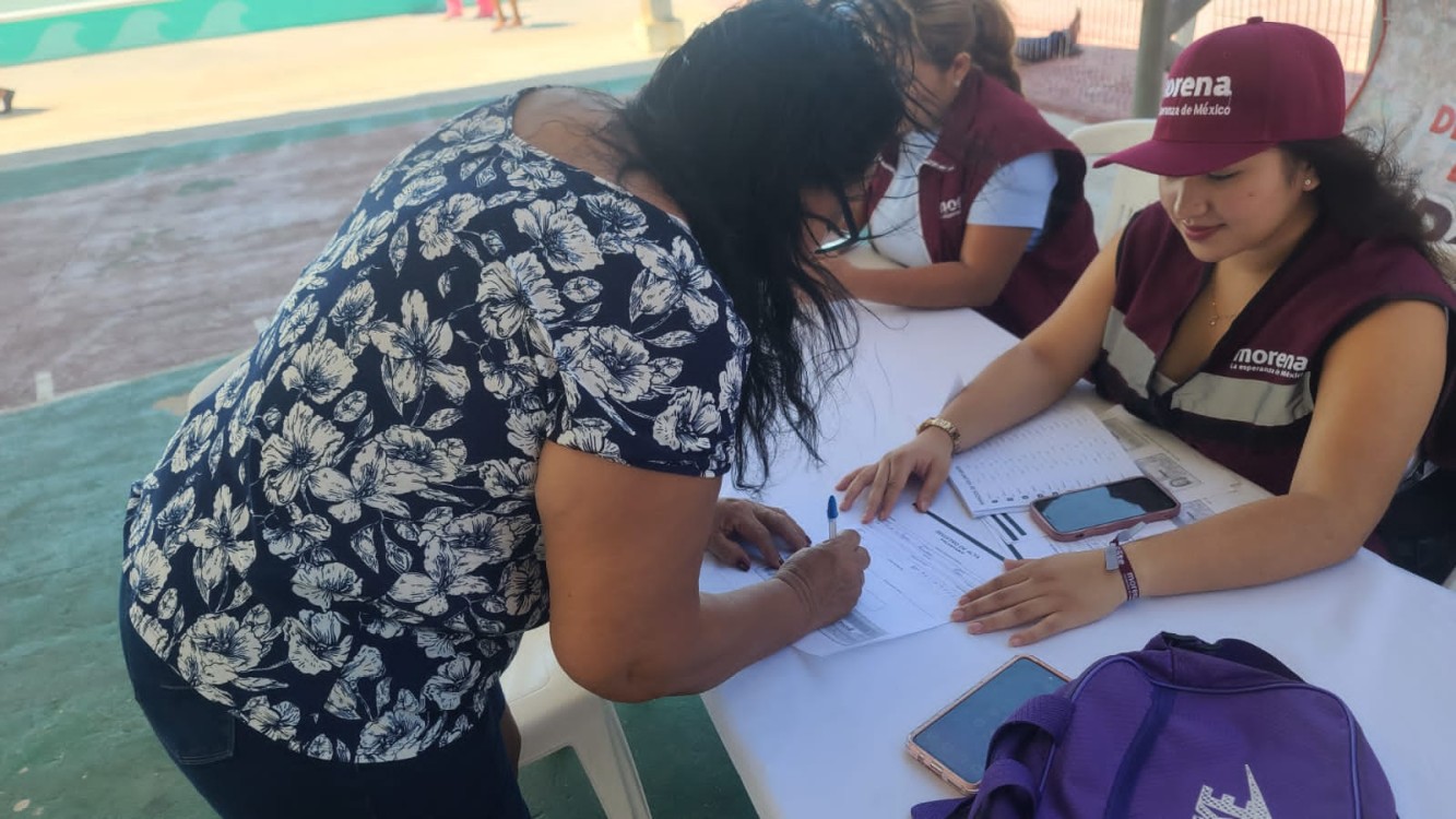 Ciudadanos responden a la afiliación y reafiliación en MORENA