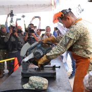 Instalan módulo de canje de armas en Catedral del Señor de Tabasco