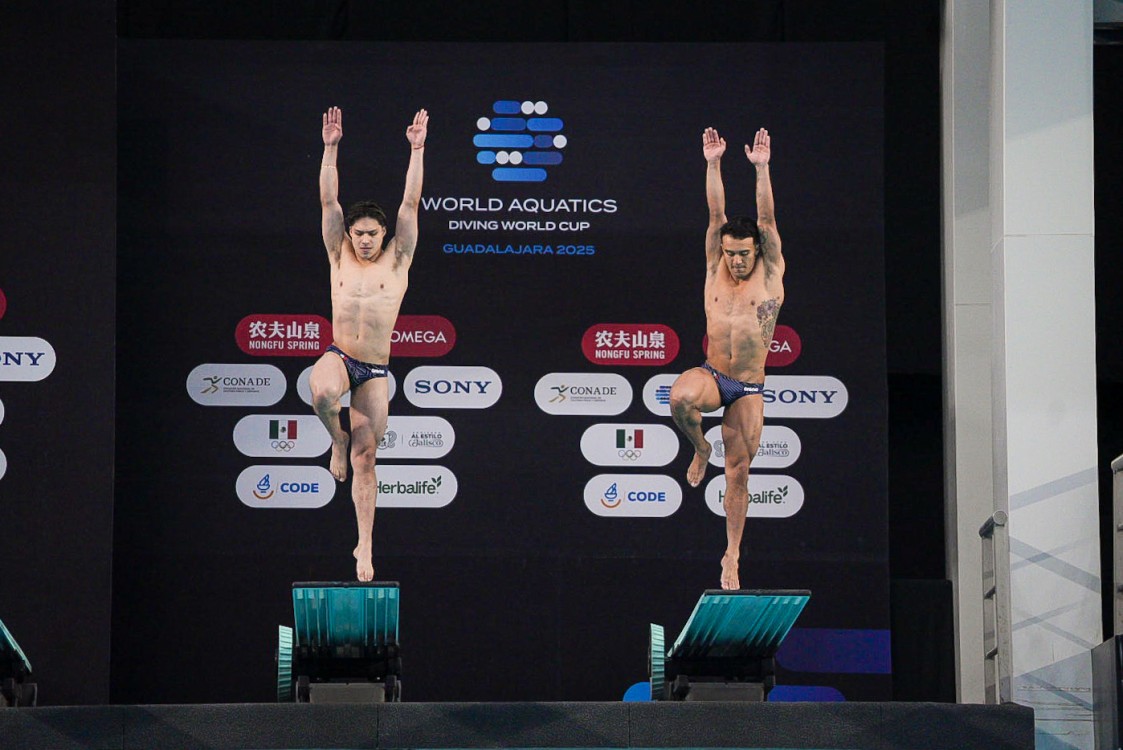 México hace historia en el trampolín sincronizado