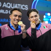 Osmar Olvera y Juan Celaya conquistan el oro en el Mundial de Clavados