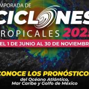 ¡Alerta! Pronostican 17 Ciclones Tropicales entre Junio y Noviembre