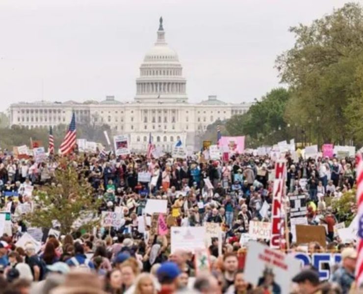 Protestas multitudinarias contra Donald Trump