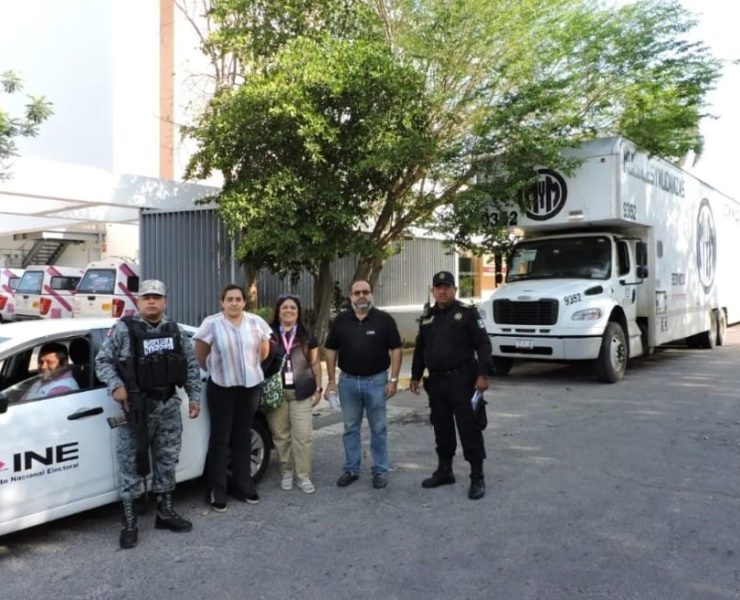 ¡Llegan las urnas! Recibe INE Yucatán material electoral para elección del 1 de junio