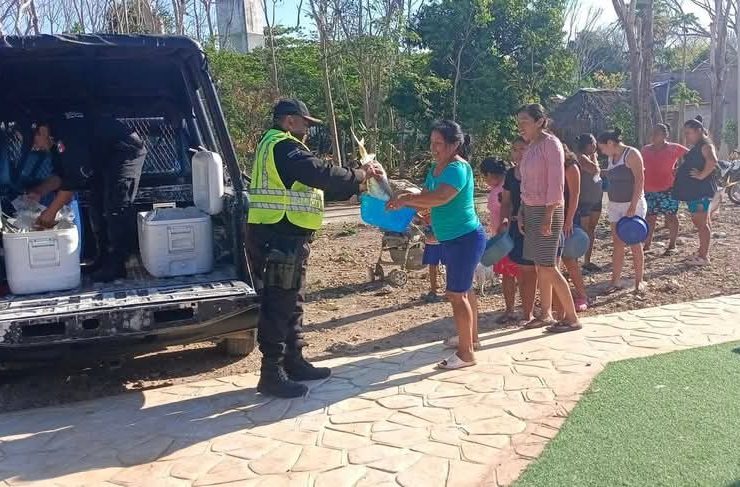 SSP entrega a 50 familias de Tzucacab donación de pescado