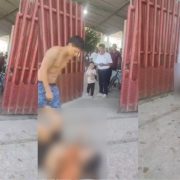 Sujeto agrede a su pareja frente a su hijo en Cunduacán