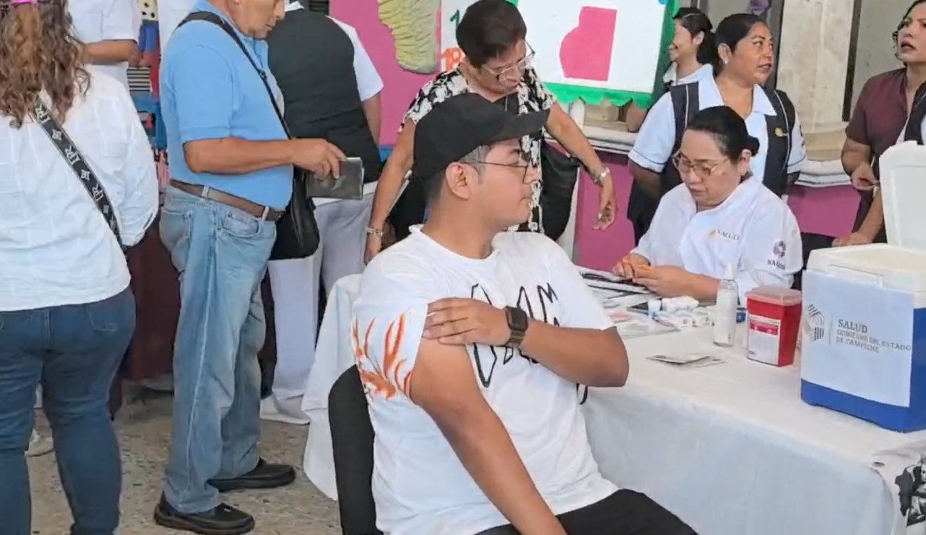 Meta de mil 807 vacunas en el municipio de Carmen