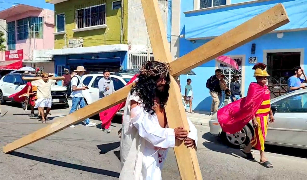 Viacrucis de la parroquia de Nuestra Señora de Asunción de Ciudad del Carmen