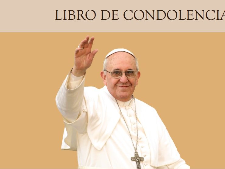 Representación Pontificia en México abre libro de condolencias y organiza Misa en honor al Papa Francisco