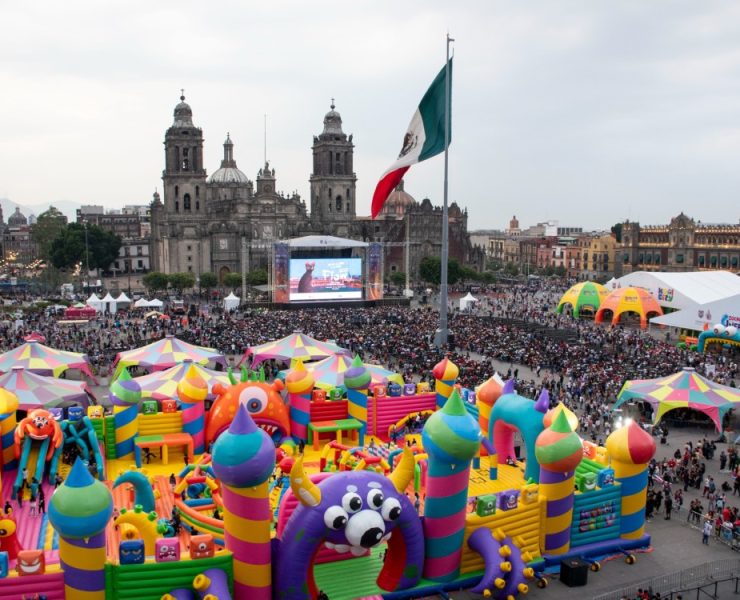 Zócalo capitalino, epicentro de inversión cultural y derecho al juego para la infancia