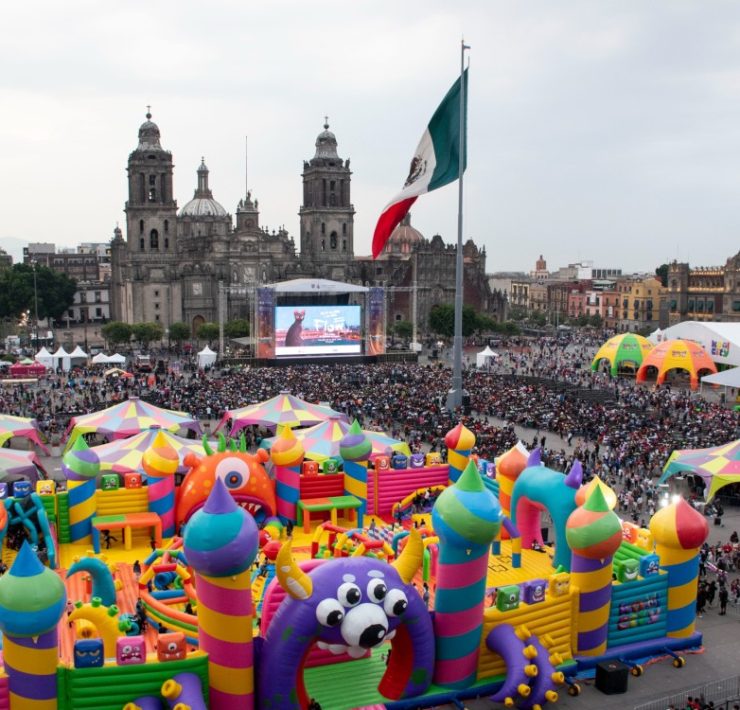 Zócalo capitalino, epicentro de inversión cultural y derecho al juego para la infancia