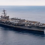 Segundo portaaviones estadounidense llega a Oriente Medio
