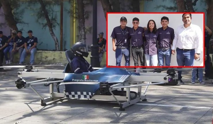 ¡Increíble! Estudiantes de Veracruz crean el primer auto volador de México
