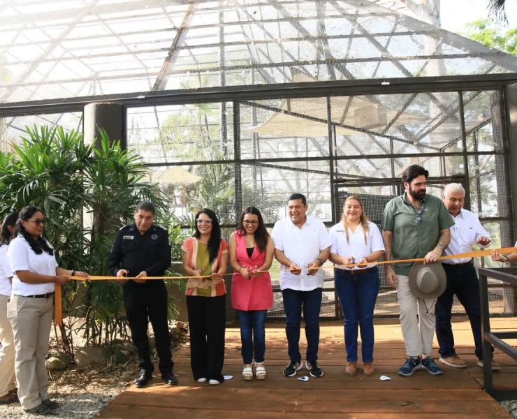 en marcha el nuevo aviario del Yumká