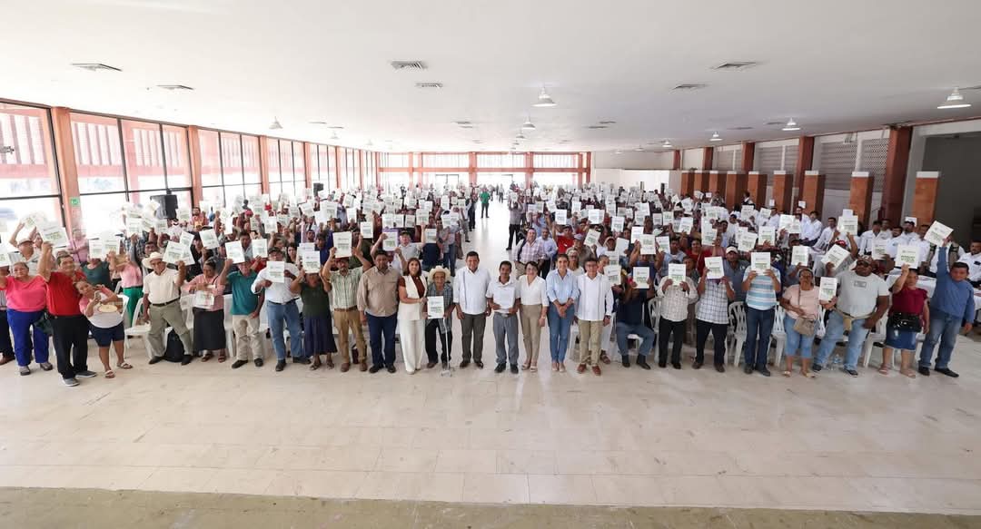 entrega de 306 tarjetas de Sembrando Vida