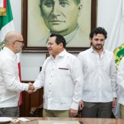 Gobierno del Estado y Banco Santander estrechan relaciones para impulsar proyectos estratégicos