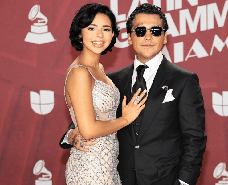 Christian Nodal y Ángela Aguilar