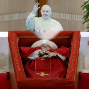 símbolos del ataúd del Papa Francisco
