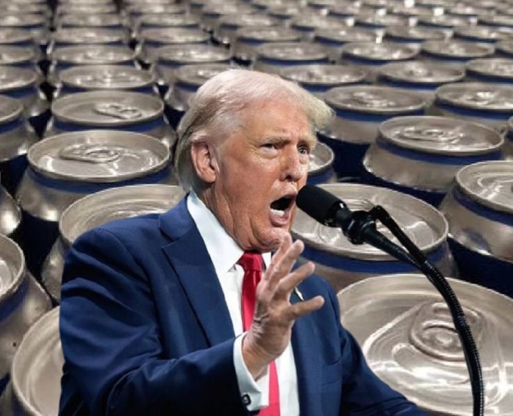 Donald Trump aplica arancel del 25% a la cerveza enlatada