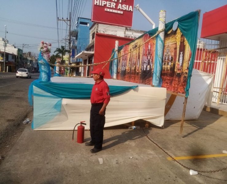 seguridad en Viacrucis de Tamulté