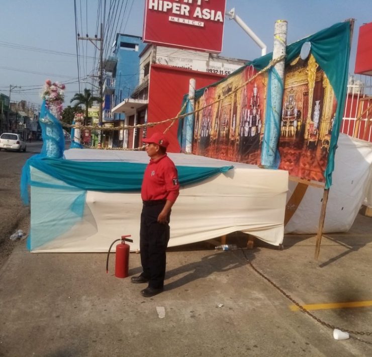 seguridad en Viacrucis de Tamulté