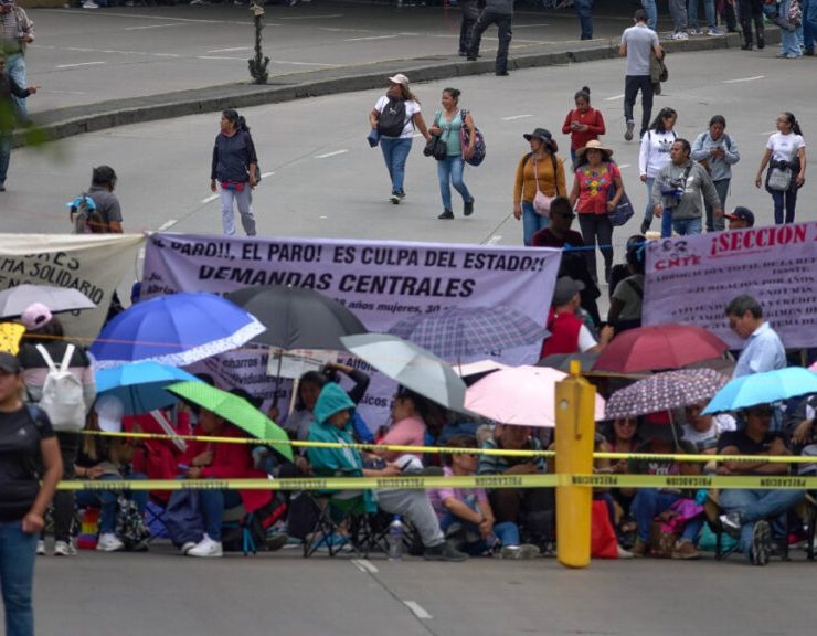 Persisten tensiones con la CNTE: Sheinbaum enfrenta primer reto sindical en vísperas del nuevo sexenio