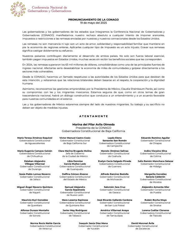 Relación bilateral y postura del Gobierno Federal