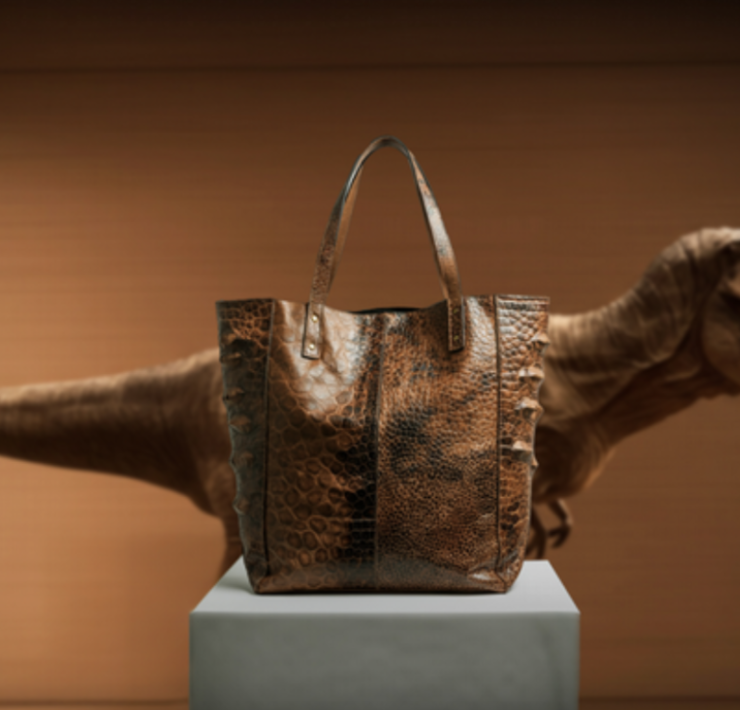 Buscan fabricar bolsos de T-rex: el proyecto más extravagante de la moda de lujo