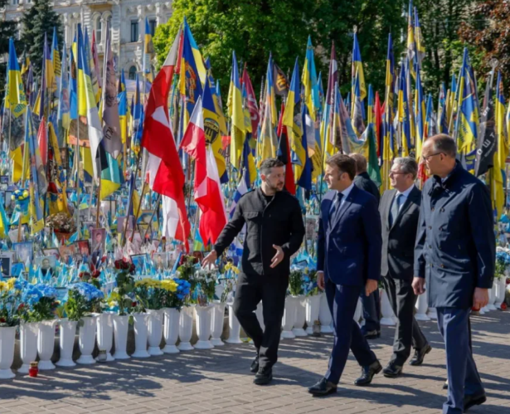 líderes europeos visitan Kiev con intención de detener la guerra