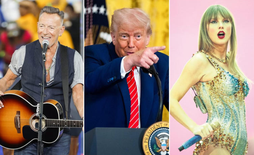 Trump se lanza contra grandes artistas y genera controversia