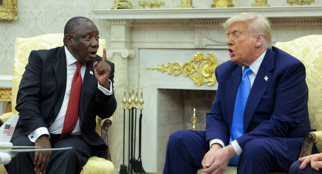 Trump insulta a presidente sudafricano en la Casa Blanca