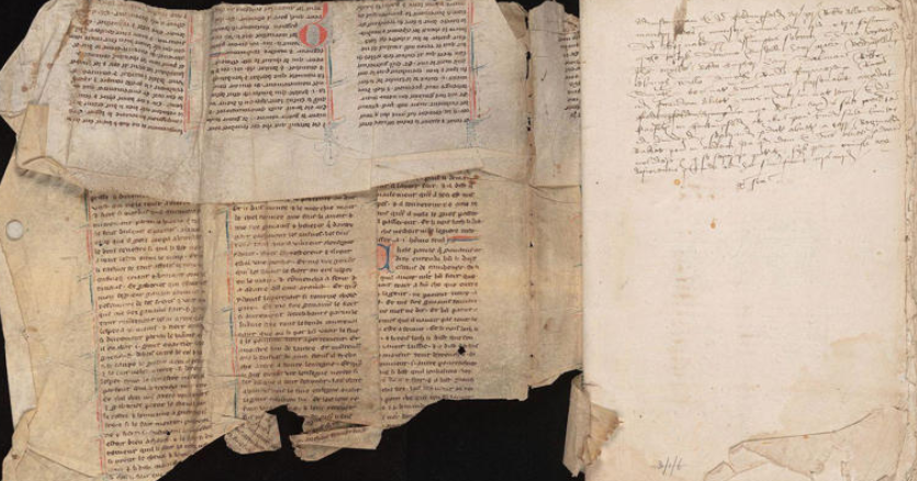 Manuscrito de 400 años sobre rey Arturo y el mago Merlín