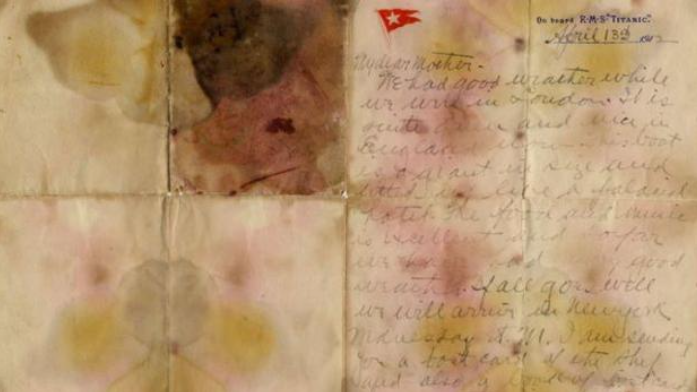 Una carta firmada por un sobreviviente del Titanic