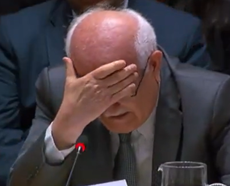 Embajador palestino rompe en llanto en plena reunión de la ONU