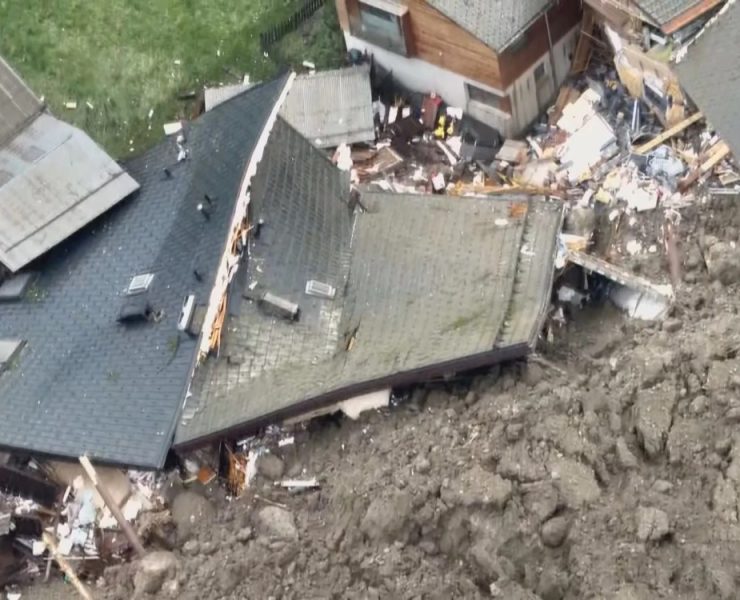 Colapso de glaciar suizo