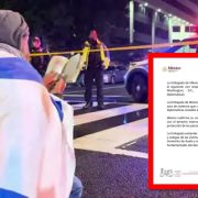 Condena México crimen contra empleados de embajada de Israel